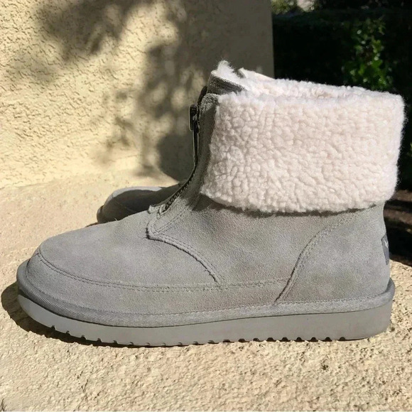 Kookaburra by Ugg Lytta Wild Dove Gray Ankle Boots Size 7 - Picture 1 of 10